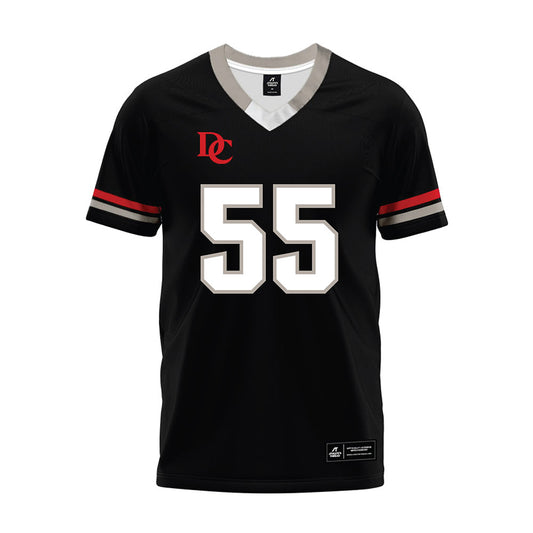 Davidson - NCAA Football : Parker Nichols - 2024 Black Premium Football Jersey-0