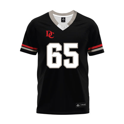 Davidson - NCAA Football : Russell Hutchens - 2024 Black Premium Football Jersey-0