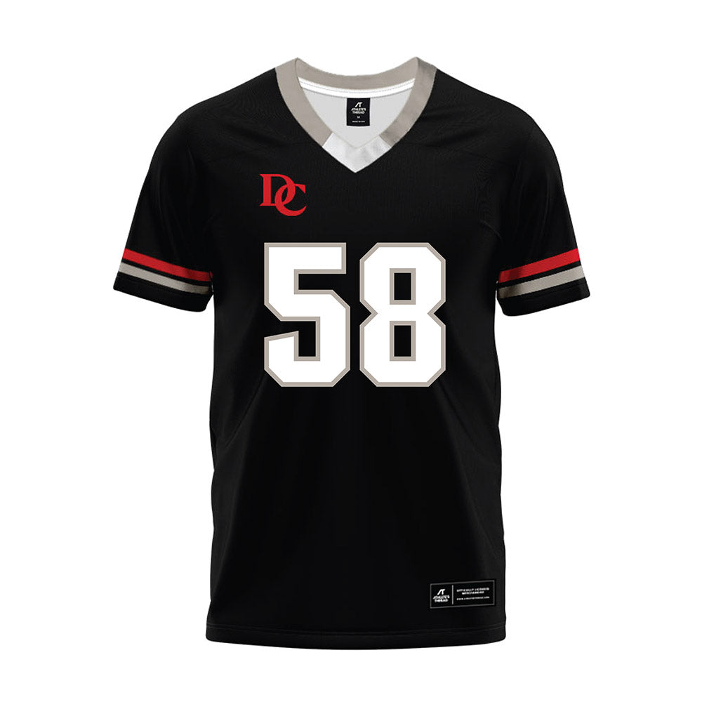 Davidson - NCAA Football : Lincoln Wilmore - 2024 Black Premium Football Jersey-0