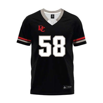 Davidson - NCAA Football : Lincoln Wilmore - 2024 Black Premium Football Jersey-0