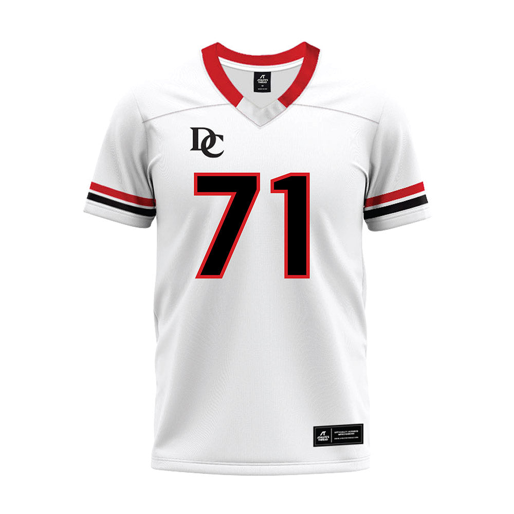 Davidson - NCAA Football : Cole Smith - 2024 White Premium Football Jersey-0