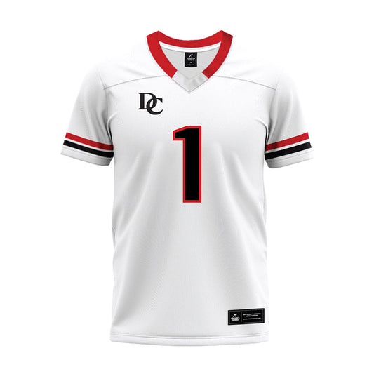 Davidson - NCAA Football : Christian Lyons - 2024 White Premium Football Jersey-0