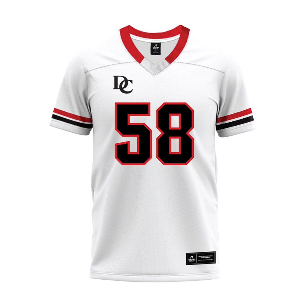 Davidson - NCAA Football : Lincoln Wilmore - 2024 White Premium Football Jersey-0