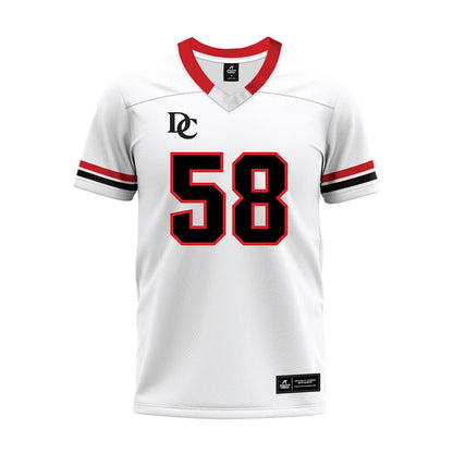 Davidson - NCAA Football : Lincoln Wilmore - 2024 White Premium Football Jersey-0