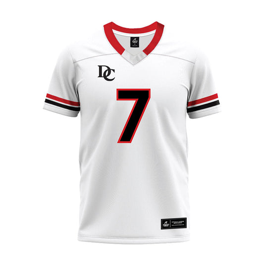 Davidson - NCAA Football : Jim Franklin - 2024 White Premium Football Jersey-0