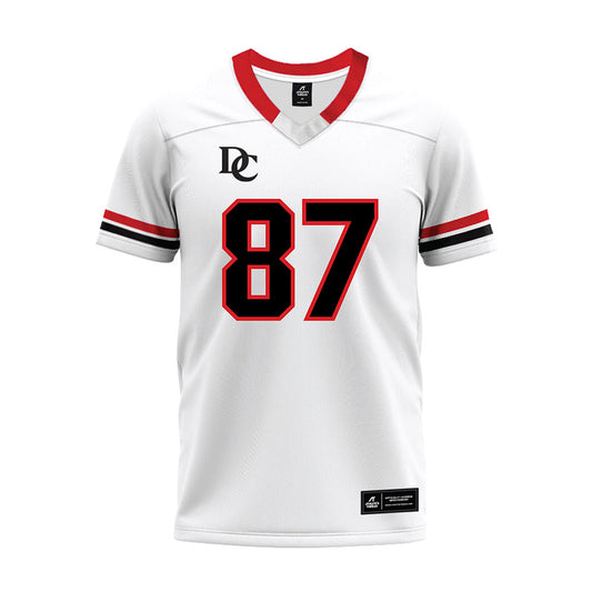 Davidson - NCAA Football : Cal Neubauer - 2024 White Premium Football Jersey-0