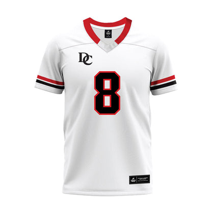 Davidson - NCAA Football : Hayden Bender - 2024 White Premium Football Jersey-0