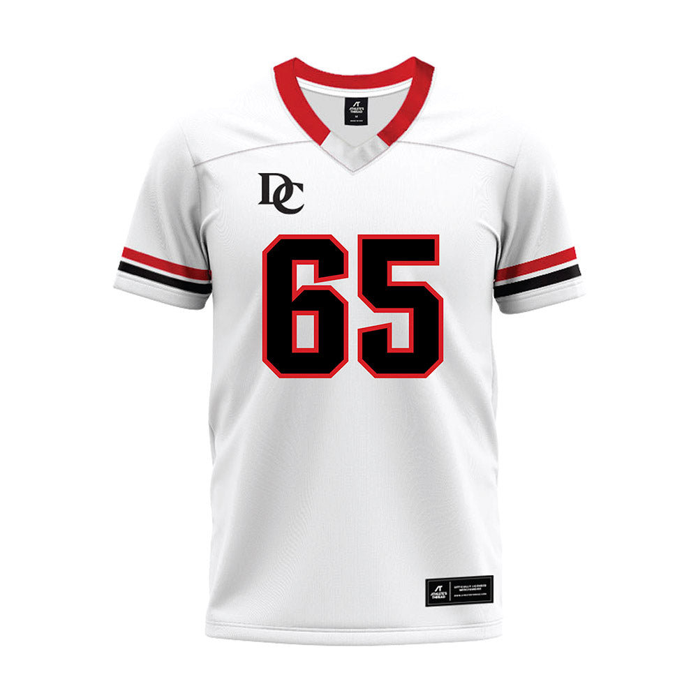 Davidson - NCAA Football : Russell Hutchens - 2024 White Premium Football Jersey-0