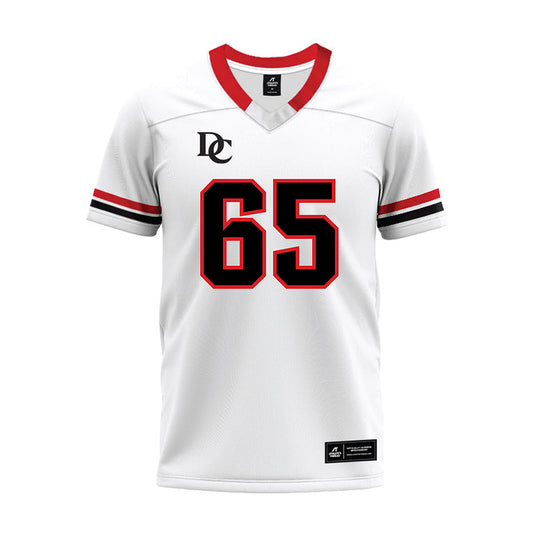 Davidson - NCAA Football : Russell Hutchens - 2024 White Premium Football Jersey-0
