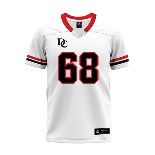 Davidson - NCAA Football : David Brooks - 2024 White Premium Football Jersey-0