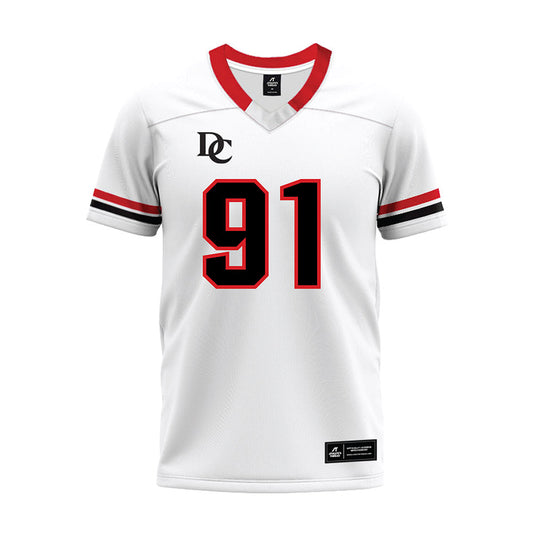 Davidson - NCAA Football : Will Volk - 2024 White Premium Football Jersey-0