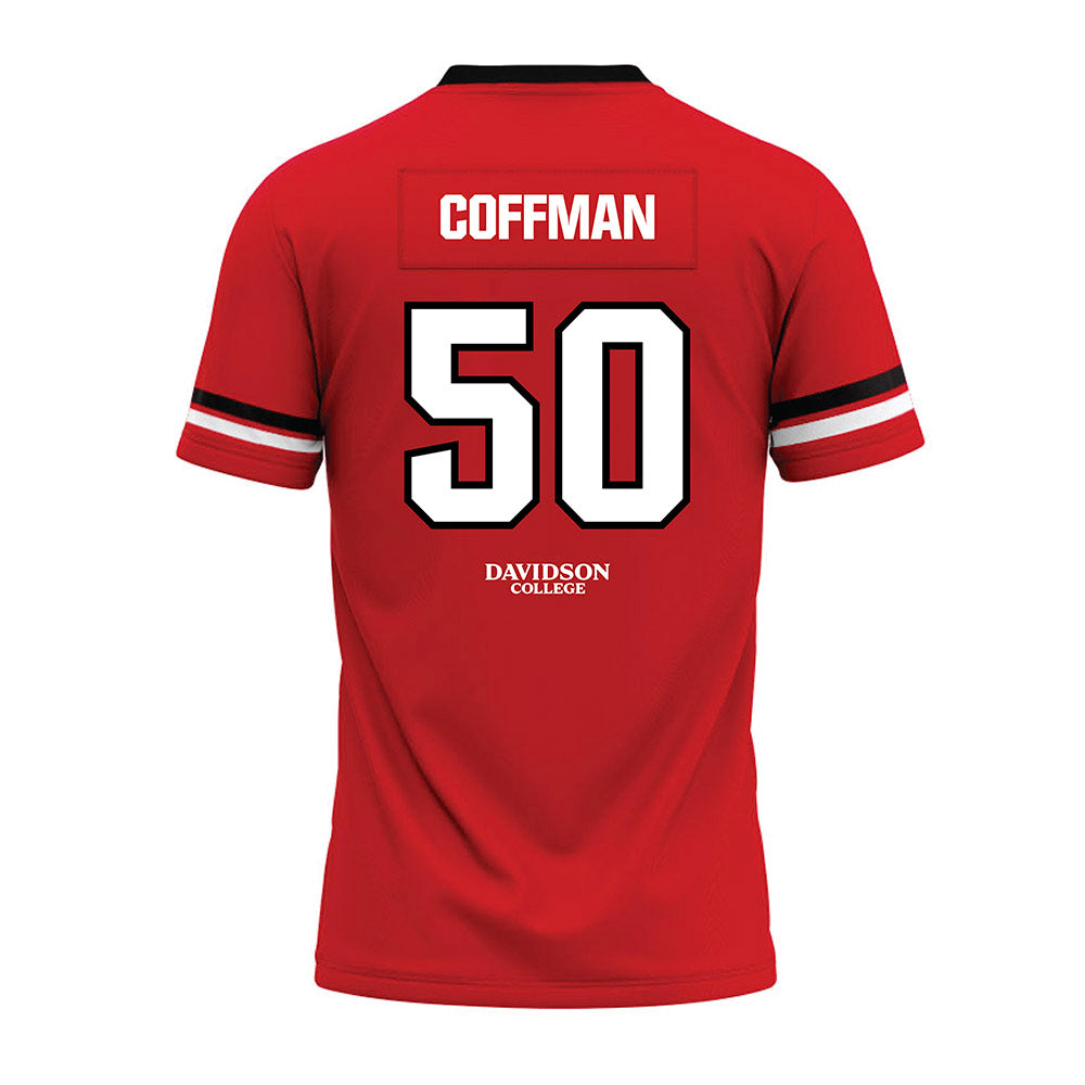 Davidson - NCAA Football : Carson Coffman - 2024 Orange Premium Football Jersey-1