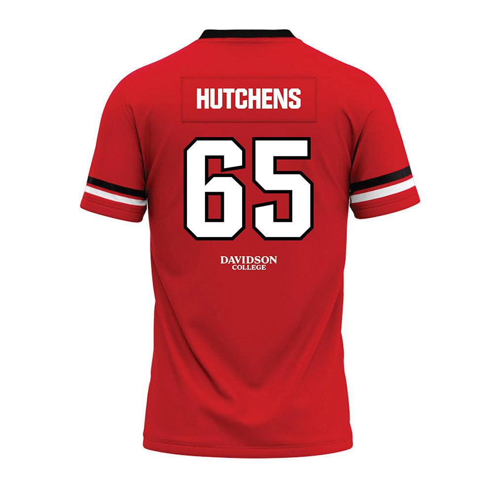 Davidson - NCAA Football : Russell Hutchens - 2024 Orange Premium Football Jersey-1