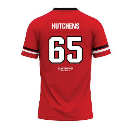 Davidson - NCAA Football : Russell Hutchens - 2024 Orange Premium Football Jersey-1