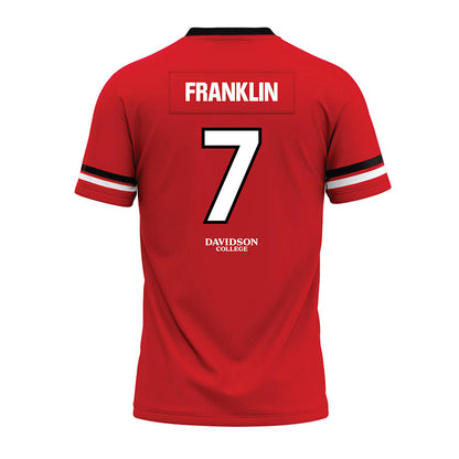 Davidson - NCAA Football : Jim Franklin - 2024 Orange Premium Football Jersey-1