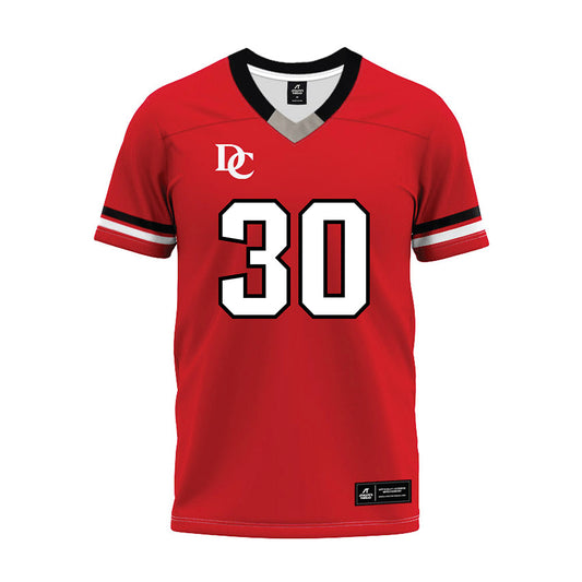 Davidson - NCAA Football : Julian Hughes - 2024 Orange Premium Football Jersey-0