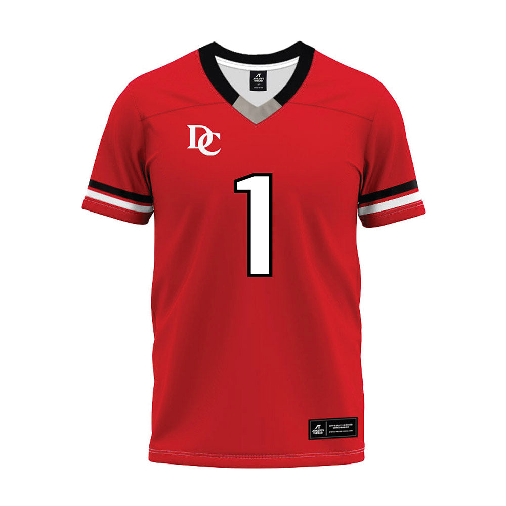 Davidson - NCAA Football : Christian Lyons - 2024 Orange Premium Football Jersey-0