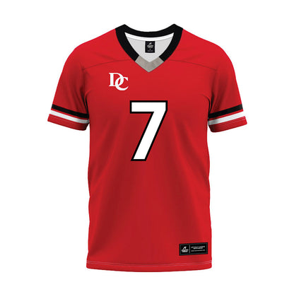 Davidson - NCAA Football : Jim Franklin - 2024 Orange Premium Football Jersey-0