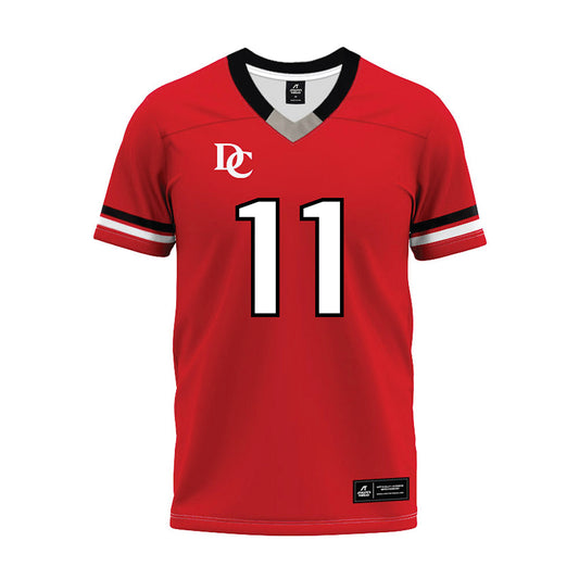 Davidson - NCAA Football : Tre Johnson - 2024 Orange Premium Football Jersey-0