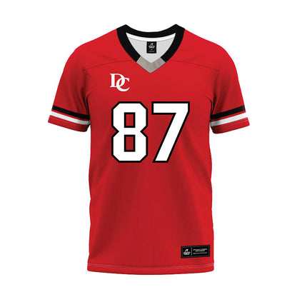 Davidson - NCAA Football : Cal Neubauer - 2024 Orange Premium Football Jersey-0