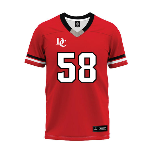 Davidson - NCAA Football : Lincoln Wilmore - 2024 Orange Premium Football Jersey-0
