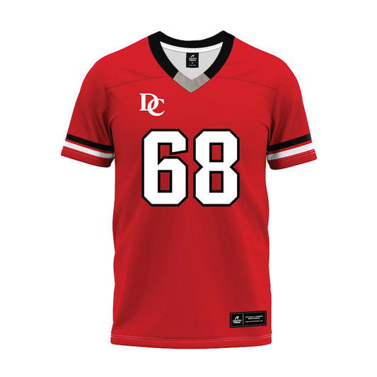 Davidson - NCAA Football : David Brooks - 2024 Orange Premium Football Jersey-0