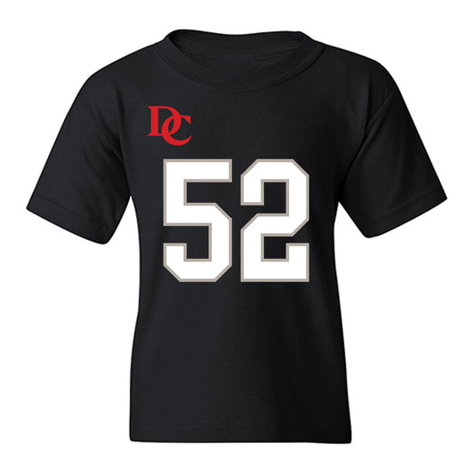 Davidson - NCAA Football : Vincenzo Verdi - Black Replica Shersey Youth T-Shirt-0