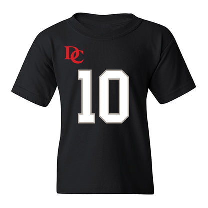 Davidson - NCAA Football : Gavin Brandwood - Black Replica Shersey Youth T-Shirt-0
