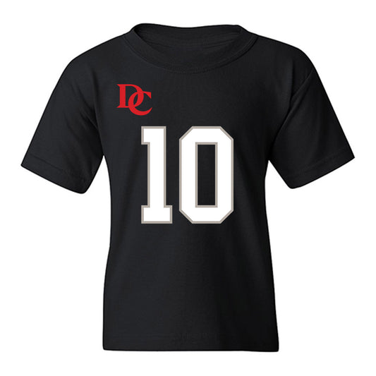 Davidson - NCAA Football : Gavin Brandwood - Black Replica Shersey Youth T-Shirt-0