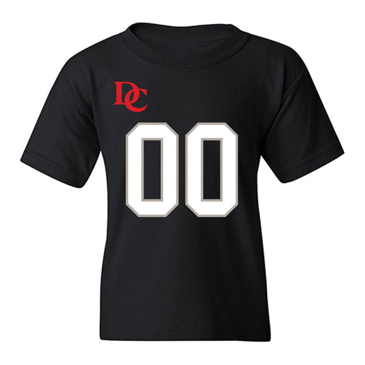 Davidson - NCAA Football : Will Volk - Black Replica Shersey Youth T-Shirt-0