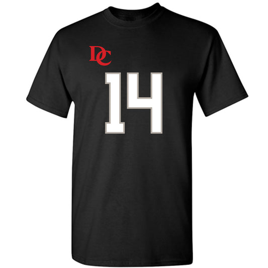 Davidson - NCAA Football : Isaiah Sepand - Black Replica Shersey T-Shirt