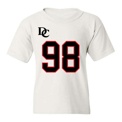 Davidson - NCAA Football : Jeramy Stith - White Replica Shersey Youth T-Shirt-0