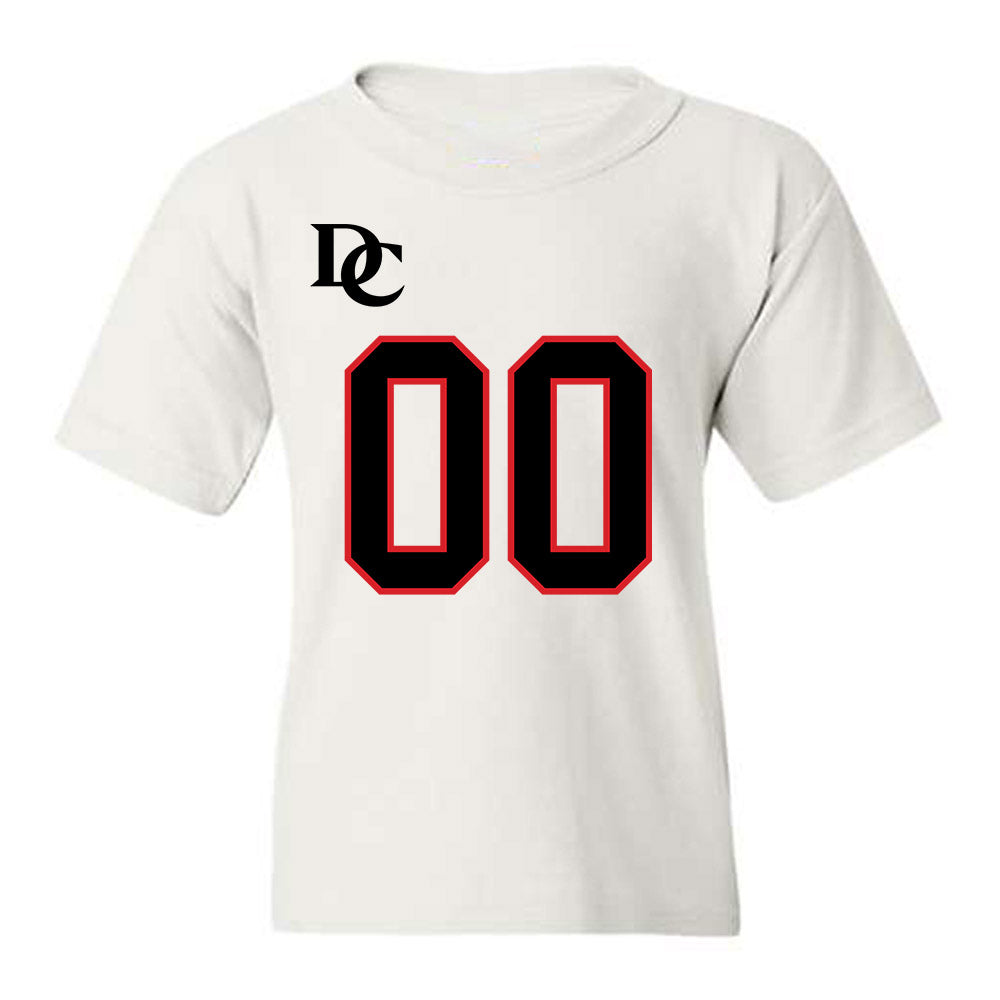 Davidson - NCAA Football : Will Volk - White Replica Shersey Youth T-Shirt-0