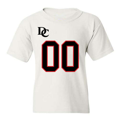 Davidson - NCAA Football : Will Volk - White Replica Shersey Youth T-Shirt-0