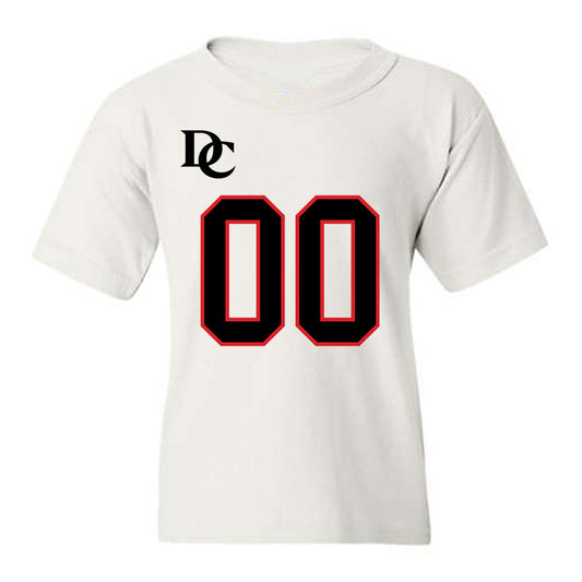 Davidson - NCAA Football : Will Volk - White Replica Shersey Youth T-Shirt-0