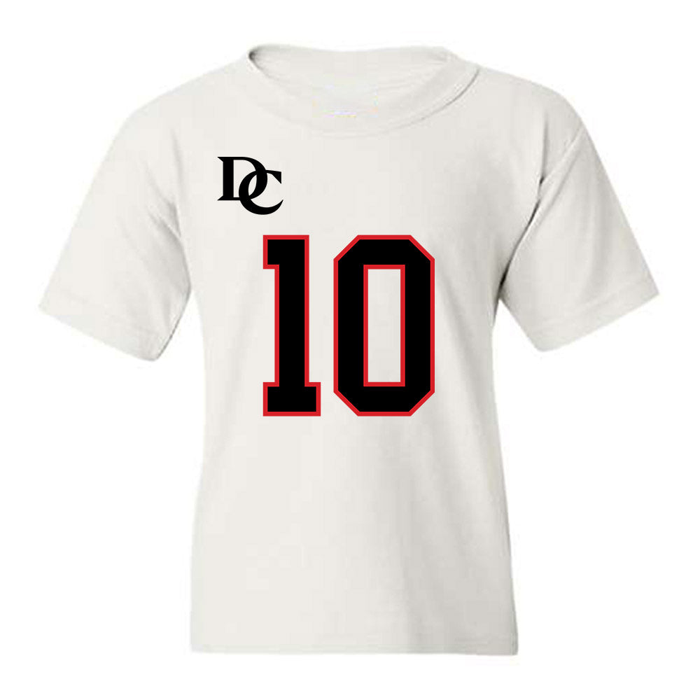 Davidson - NCAA Football : Gavin Brandwood - White Replica Shersey Youth T-Shirt-0