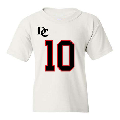 Davidson - NCAA Football : Gavin Brandwood - White Replica Shersey Youth T-Shirt-0