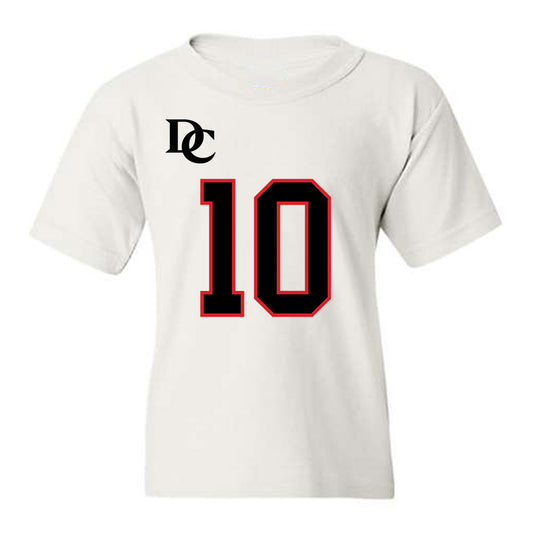 Davidson - NCAA Football : Gavin Brandwood - White Replica Shersey Youth T-Shirt-0