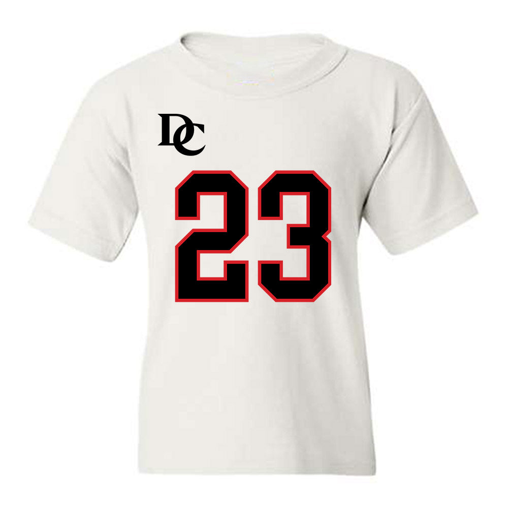 Davidson - NCAA Football : Nakoma Scott - White Replica Shersey Youth T-Shirt-0