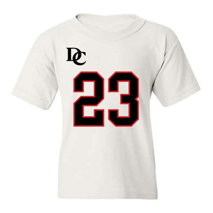 Davidson - NCAA Football : Nakoma Scott - White Replica Shersey Youth T-Shirt-0