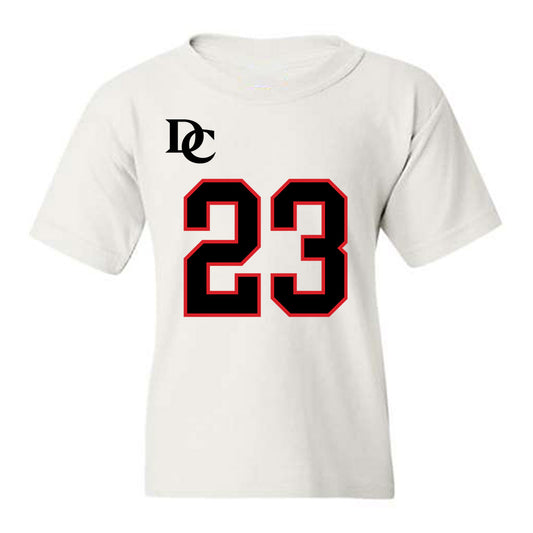 Davidson - NCAA Football : Nakoma Scott - White Replica Shersey Youth T-Shirt-0