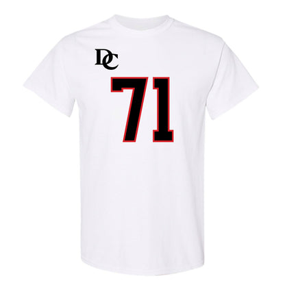 Davidson - NCAA Football : Cole Smith - White Replica Shersey T-Shirt-0