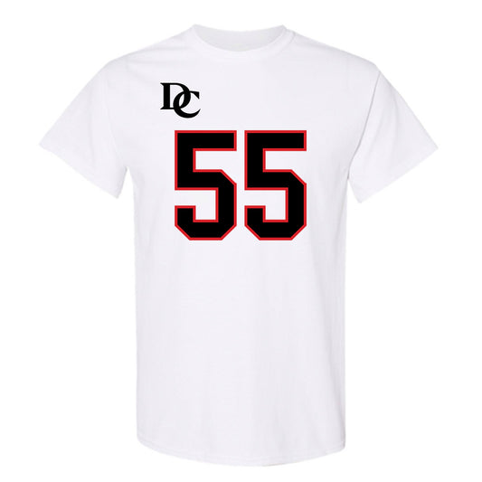Davidson - NCAA Football : Parker Nichols - White Replica Shersey T-Shirt-0