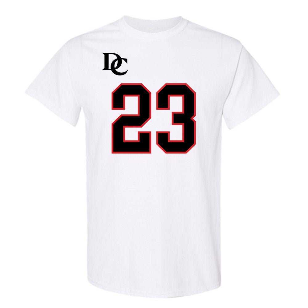 Davidson - NCAA Football : Nakoma Scott - White Replica Shersey T-Shirt-0