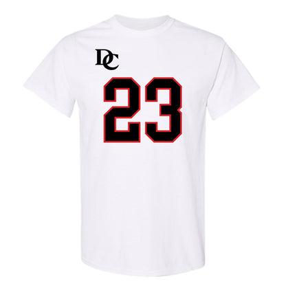 Davidson - NCAA Football : Nakoma Scott - White Replica Shersey T-Shirt-0