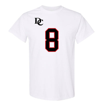 Davidson - NCAA Football : Hayden Bender - White Replica Shersey T-Shirt-0