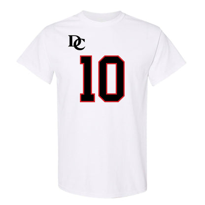 Davidson - NCAA Football : Gavin Brandwood - White Replica Shersey T-Shirt-0