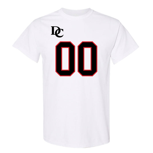 Davidson - NCAA Football : Will Volk - White Replica Shersey T-Shirt-0