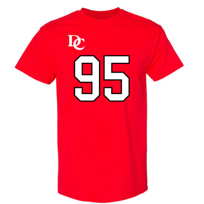 Davidson - NCAA Football : Liam McMann - Orange T-Shirt-0