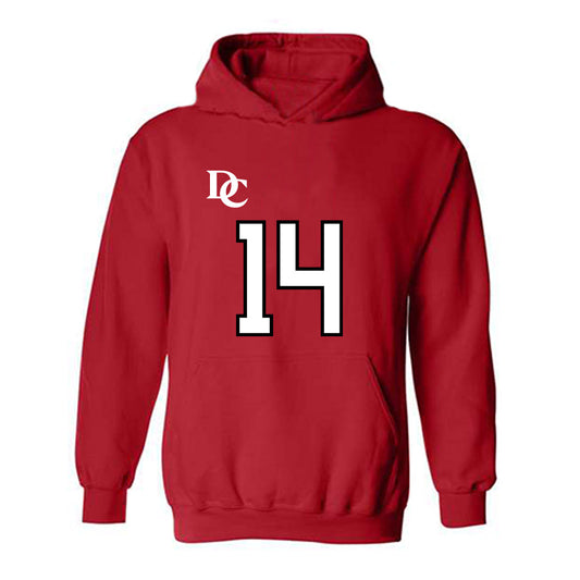Davidson - NCAA Football : Isaiah Sepand - Orange Hooded Sweatshirt